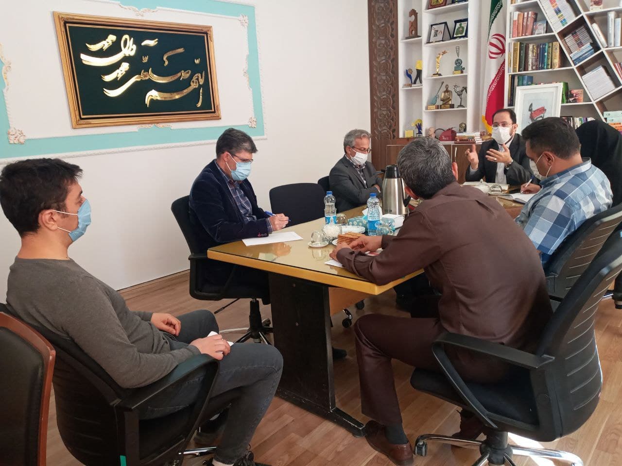 نشست معاونان حوزه هنری انقلاب اسلامی استان و اداره کل میراث فرهنگی صنایع دستی و گردشگری استان آذربایجان غربی برگزار شد
