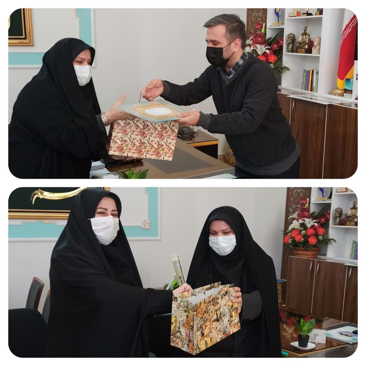 رئیس حوزه هنری آذربایجان غربی از بانوان شاغل در حوزه هنری استان تجلیل کرد