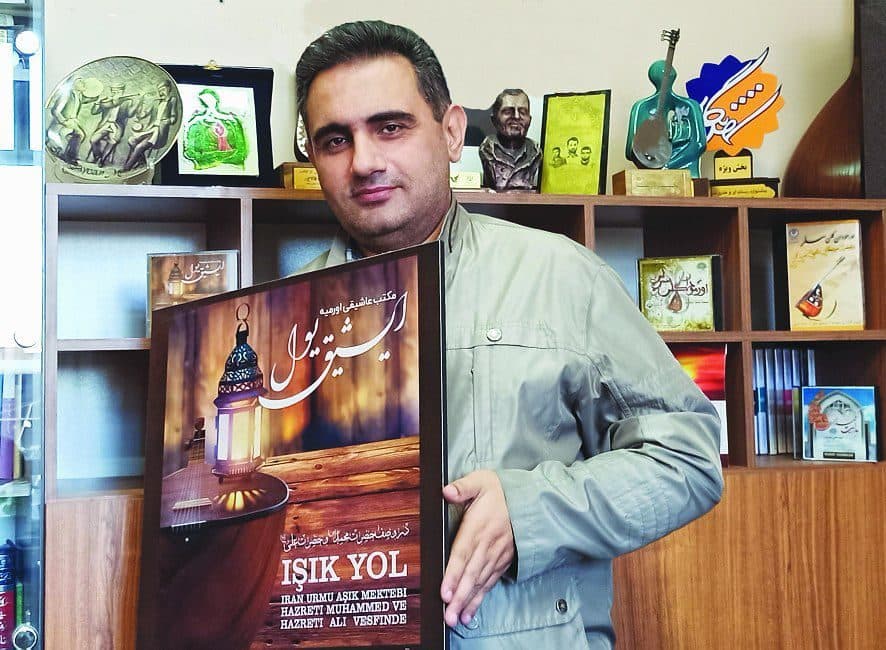 گفتگو با « داریوش علیزاده» مسئول واحد موسیقی حوزه هنری آذربایجان غربی در خصوص تولید آلبوم موسیقی «ایشیق یول »