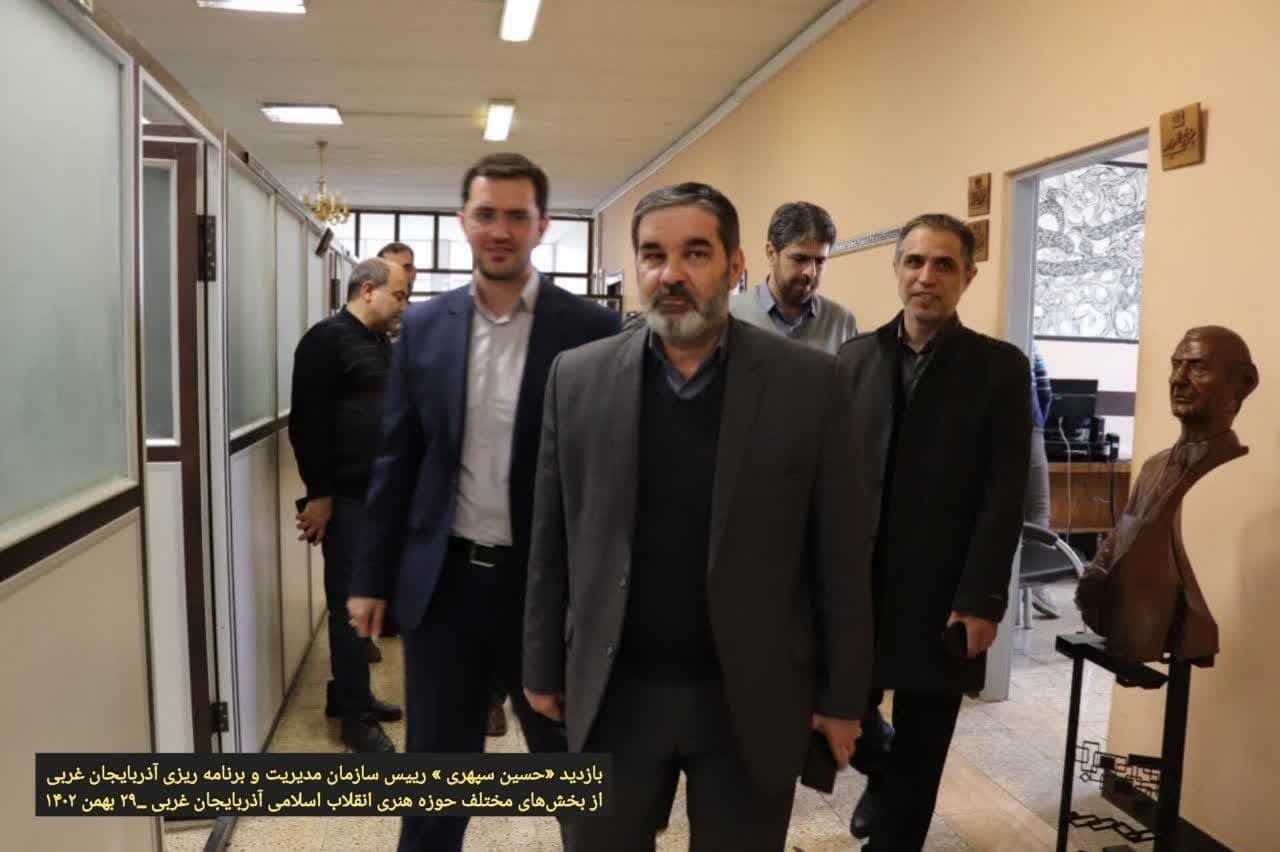 بازدید « حسین سپهری » رییس سازمان مدیریت و برنامه ریزی استان آذربایجان غربی