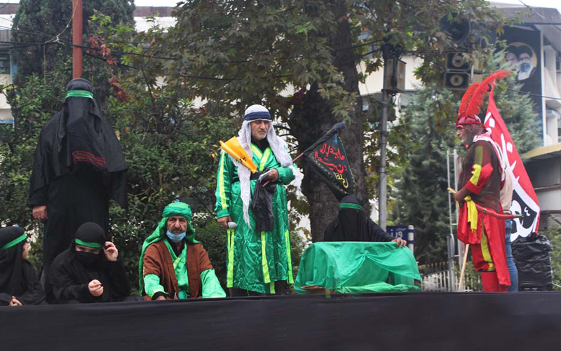 حرکت کاروان خورشید در مرکز مازندران