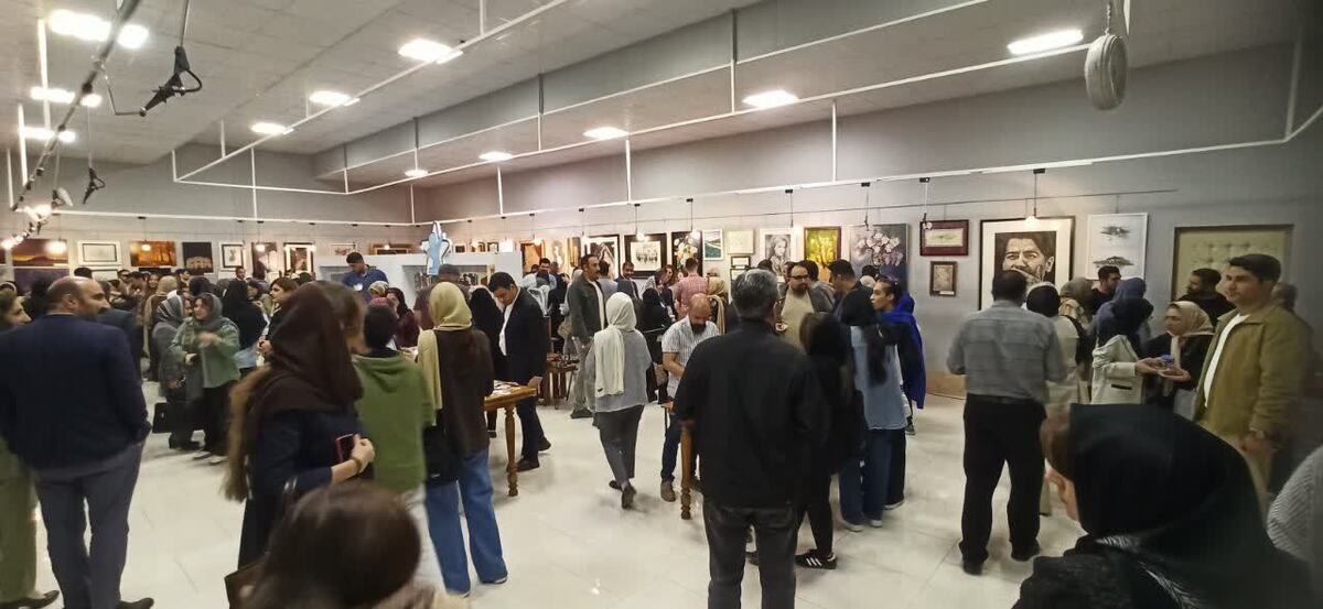 مهندسان آذربایجان غربی آثار هنری خود را در نگارخانه حوزه هنری آذربایجان غربی به نمایش گذاشتند